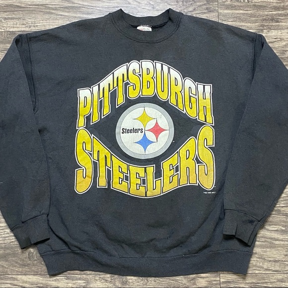pittsburgh steelers vintage crewneck sweatshirt